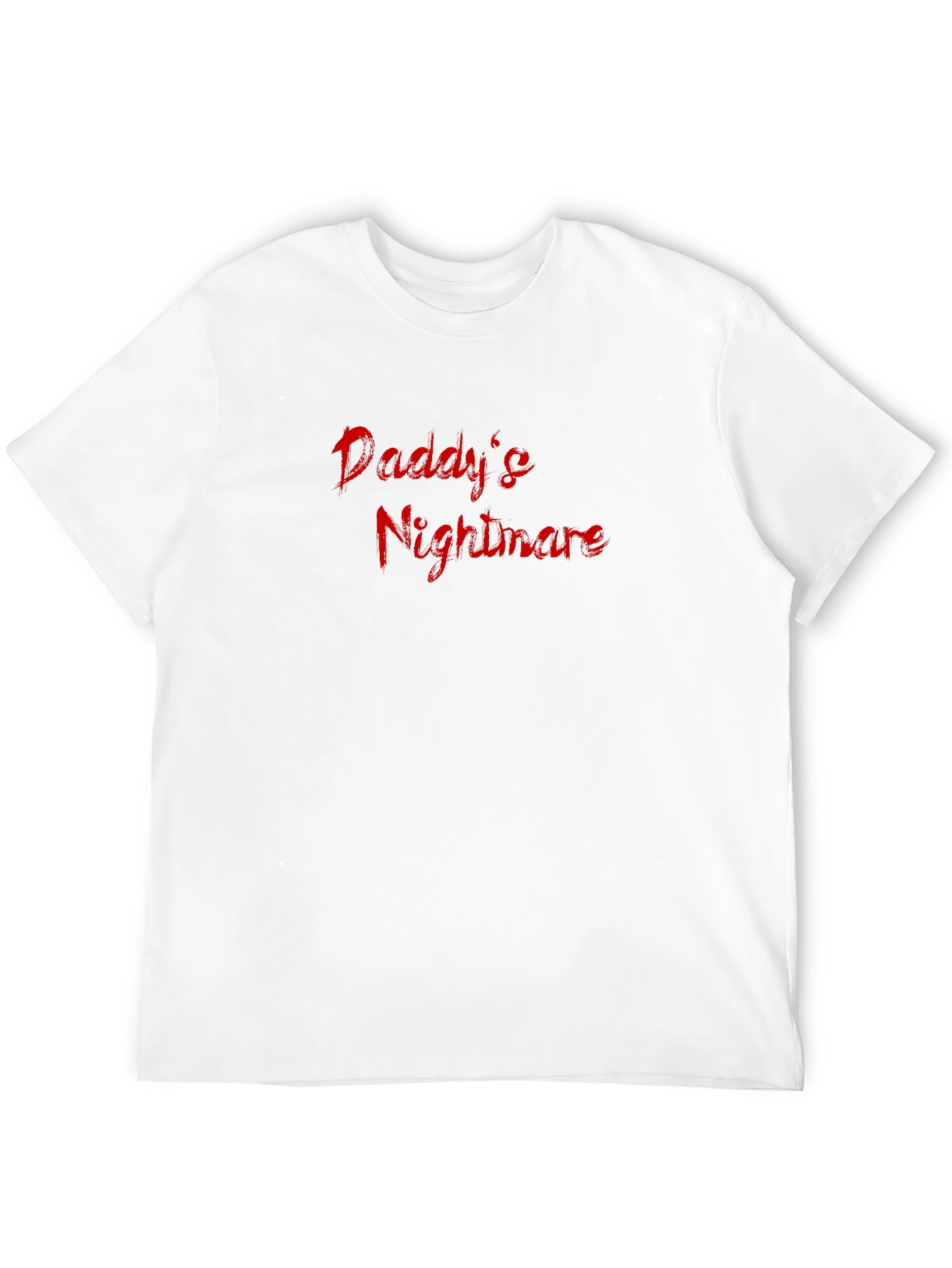 Daddys Nightmare Graphic Tee - Black Cotton Blend