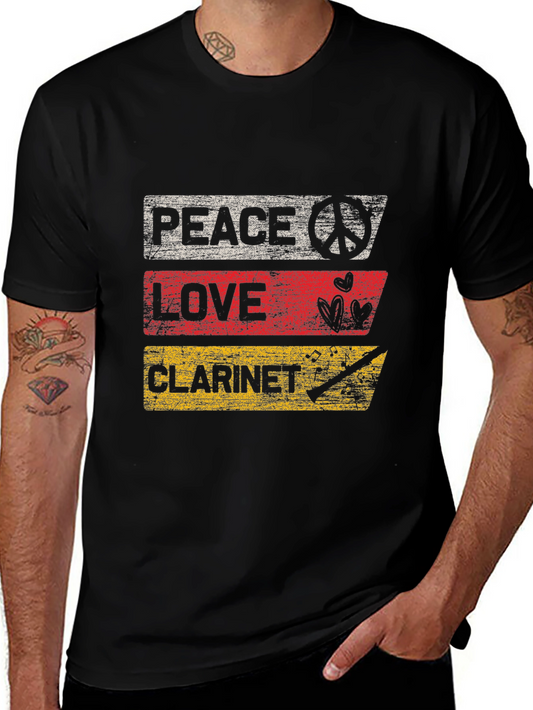 Peace Love Clarinet T-Shirt