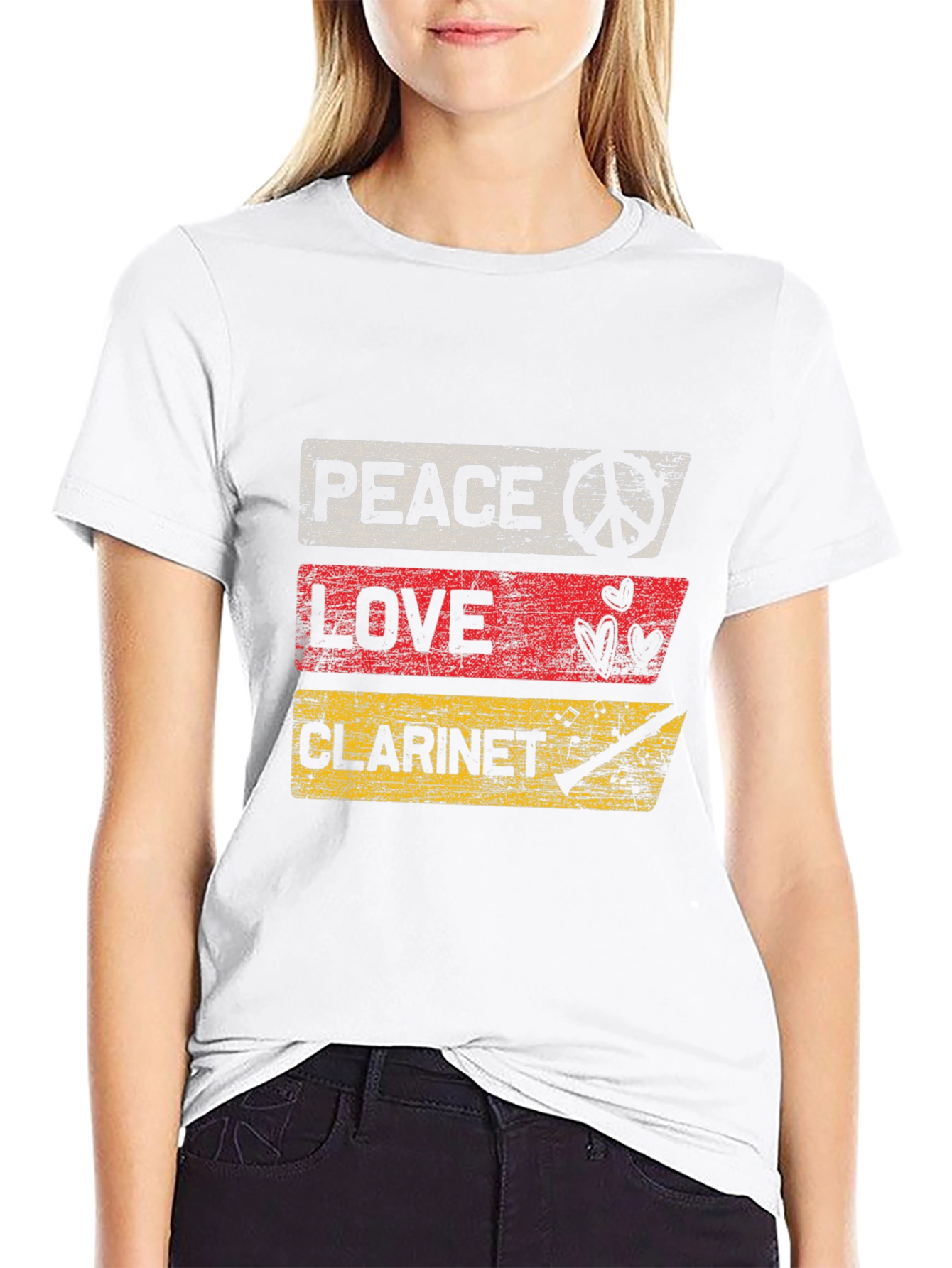 Peace Love Clarinet T-Shirt