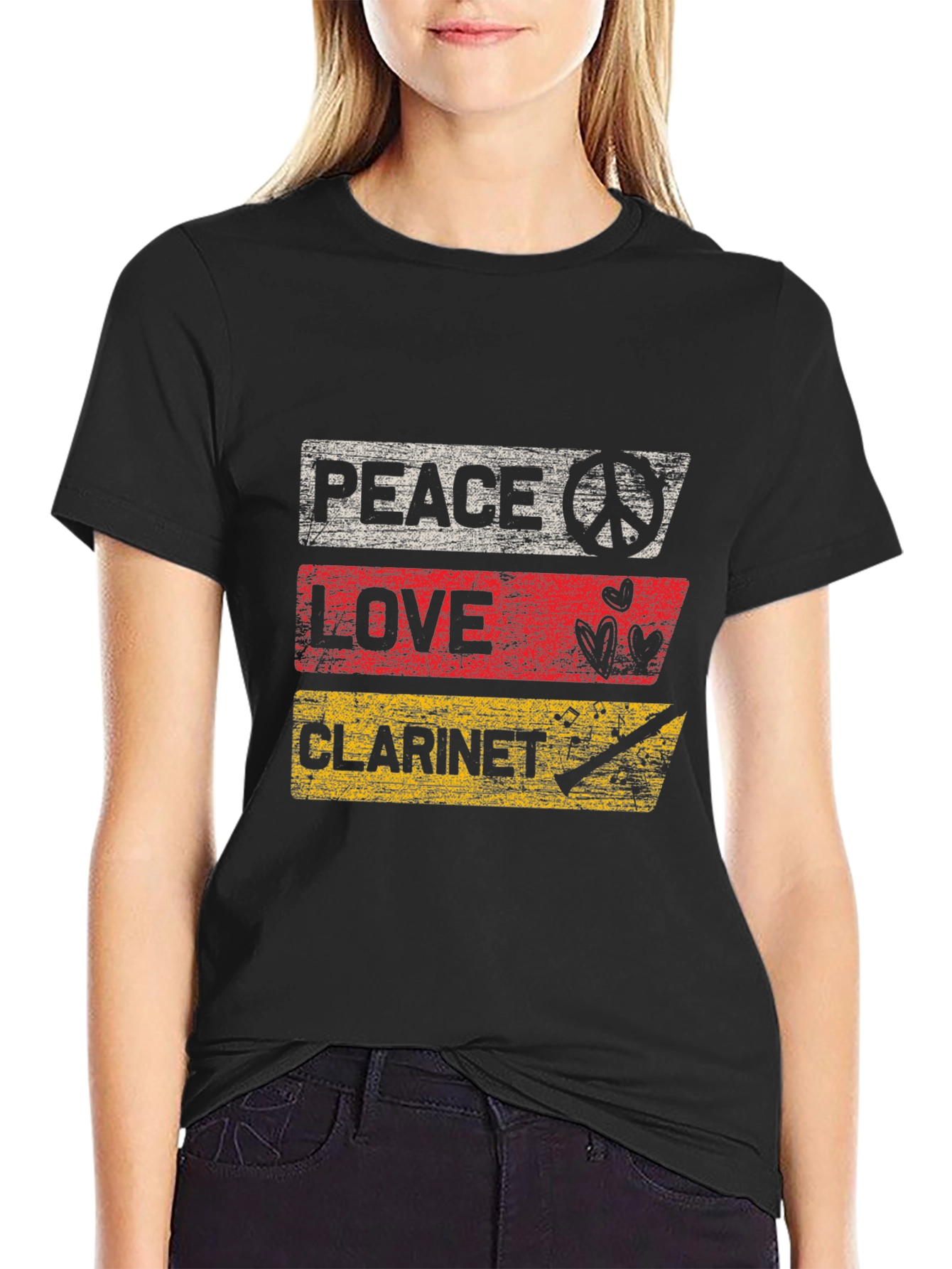 Peace Love Clarinet T-Shirt