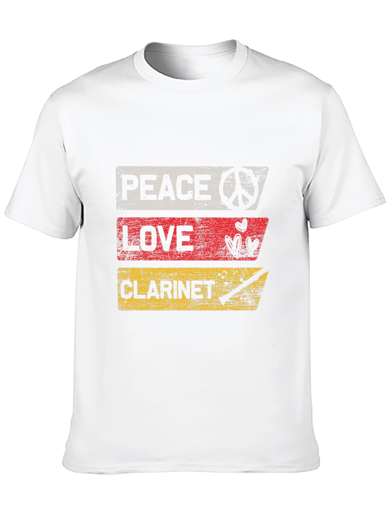 Peace Love Clarinet T-Shirt