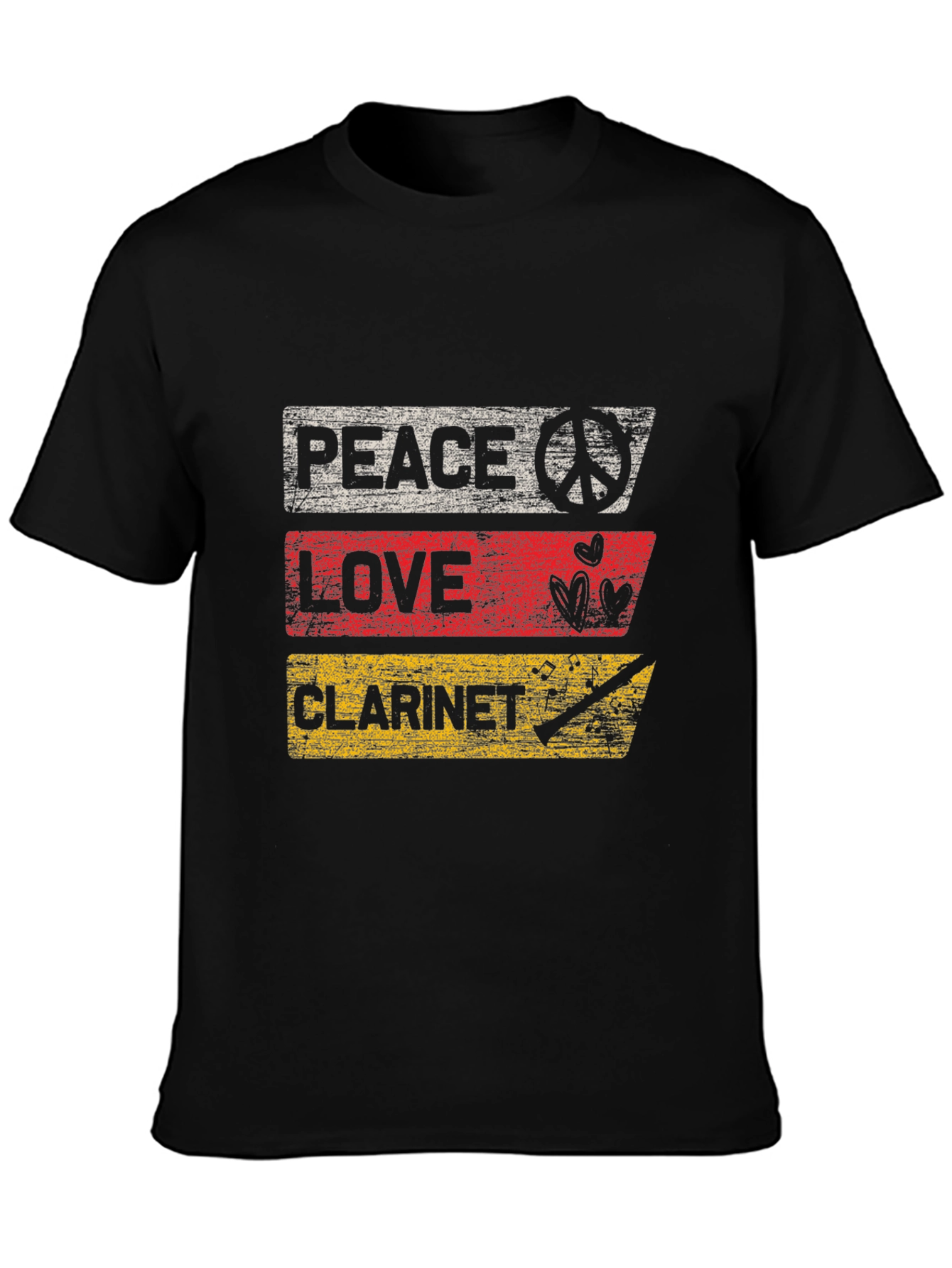 Peace Love Clarinet T-Shirt