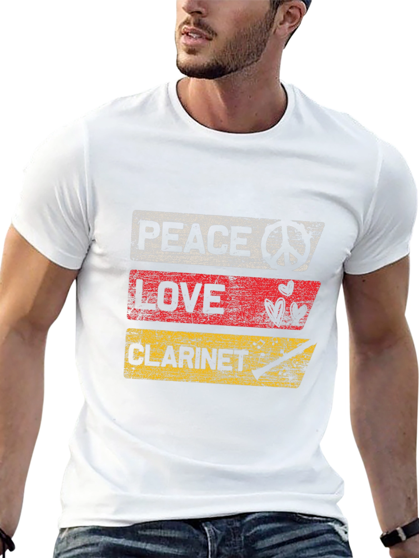 Peace Love Clarinet T-Shirt