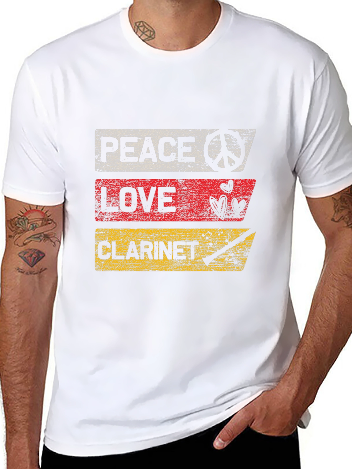 Peace Love Clarinet T-Shirt