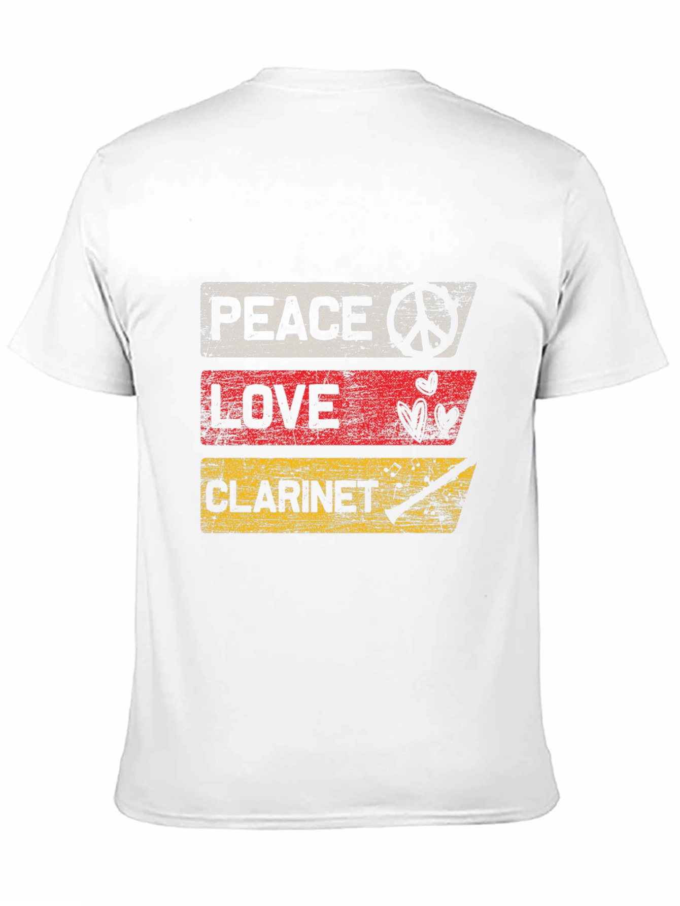 Peace Love Clarinet T-Shirt