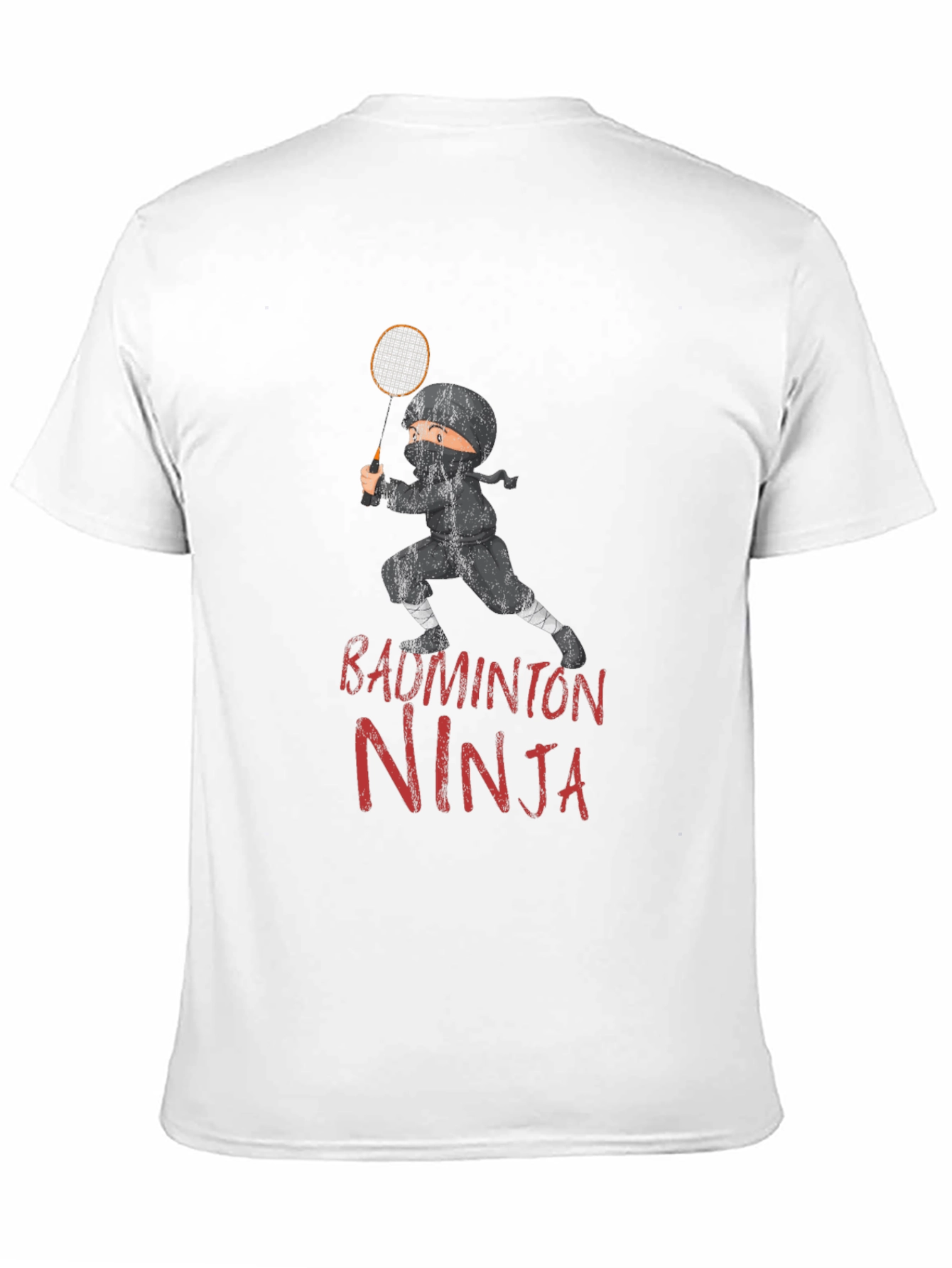 Badminton Ninja Graphic T-Shirt