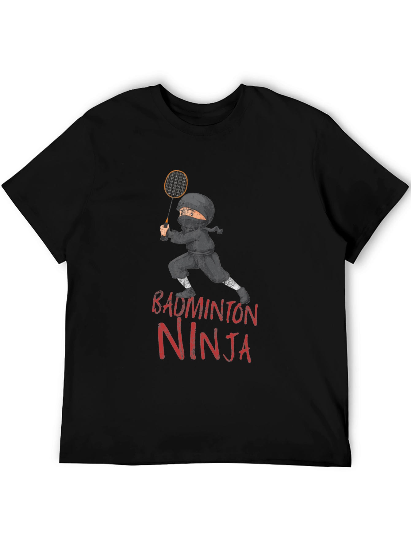 Badminton Ninja Graphic T-Shirt