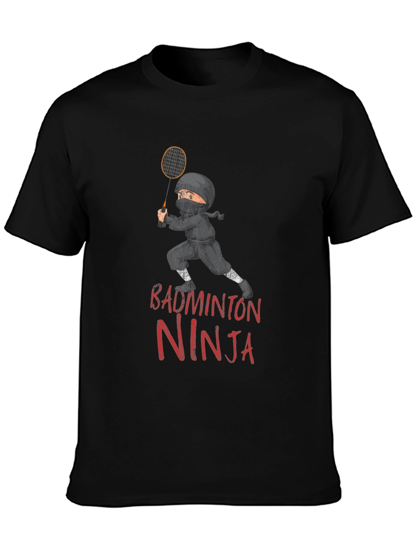 Badminton Ninja Graphic T-Shirt