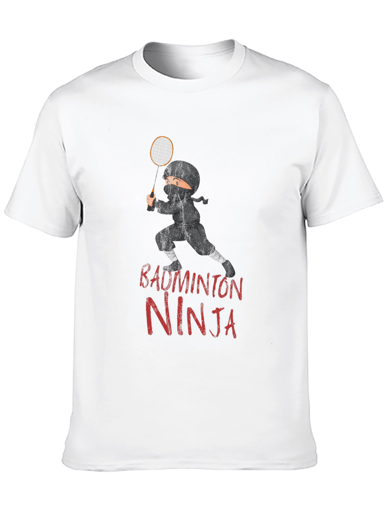 Badminton Ninja Graphic T-Shirt