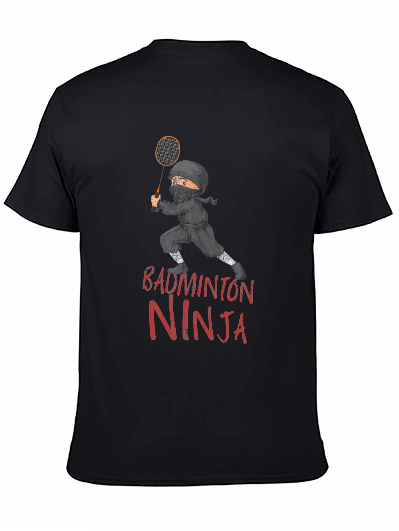 Badminton Ninja Graphic T-Shirt