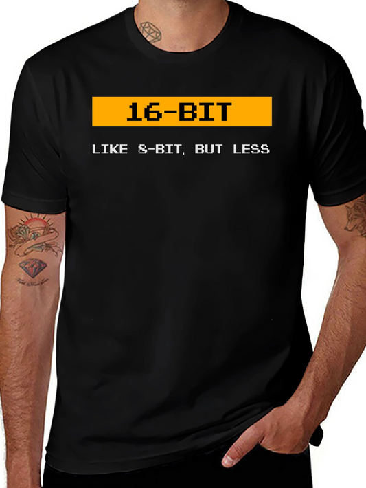 16-Bit Pixel Tee - Funny Retro Gamer Shirt