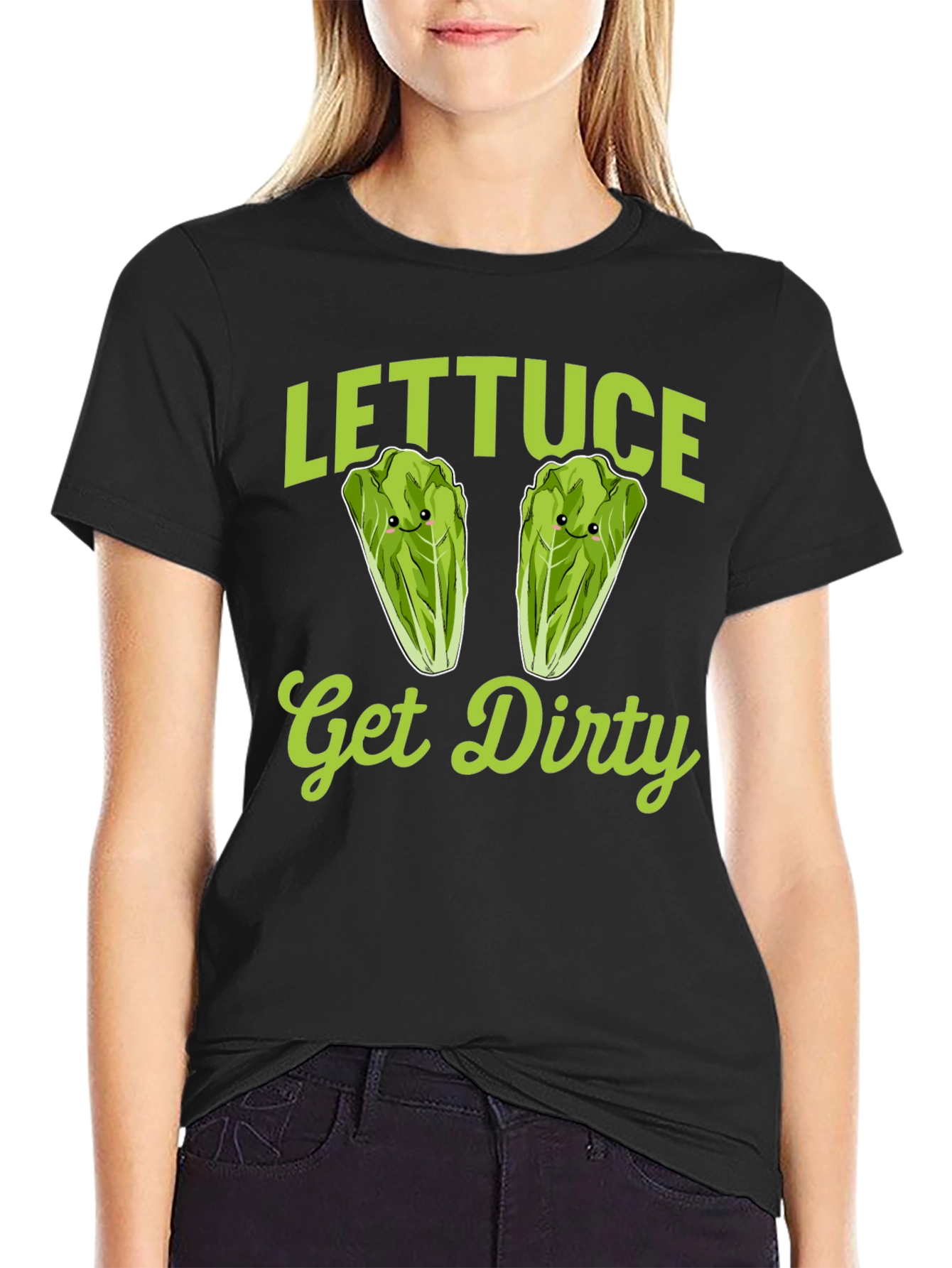 Lettuce Get Dirty T-Shirt - Funny Foodie Tee