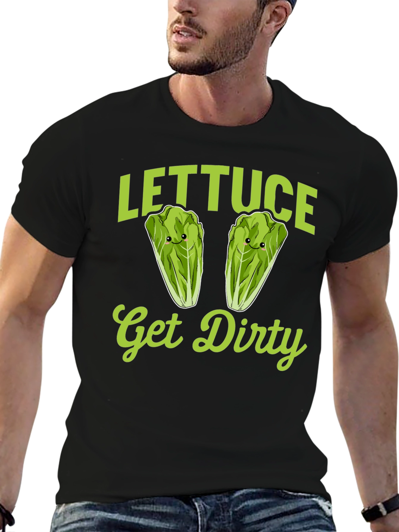 Lettuce Get Dirty T-Shirt - Funny Foodie Tee