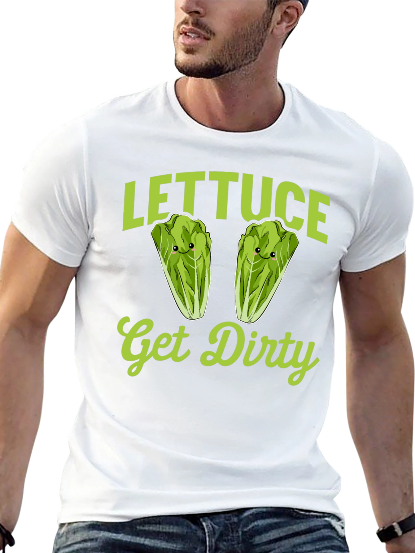 Lettuce Get Dirty T-Shirt - Funny Foodie Tee