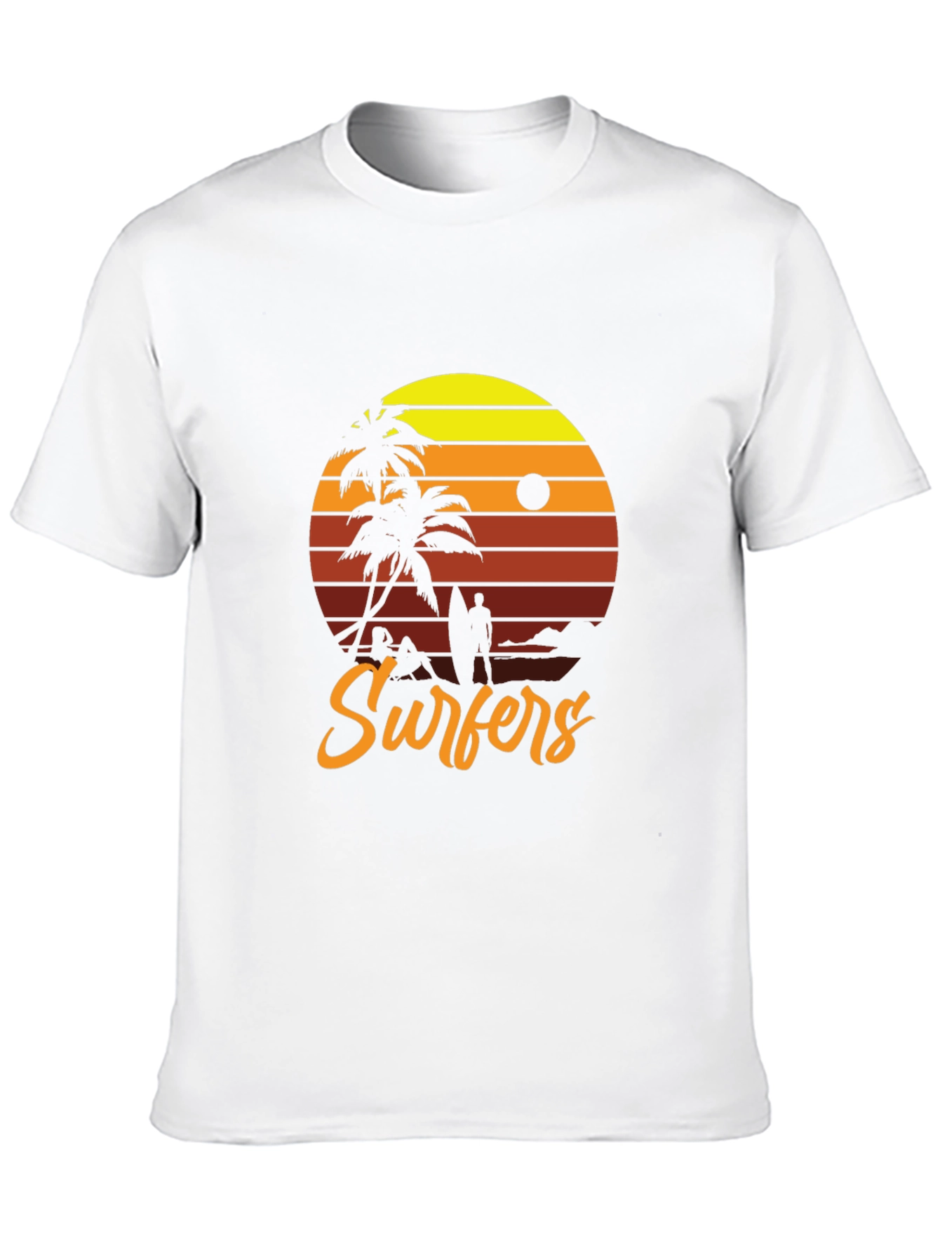 Retro Surfers Sunset T-Shirt