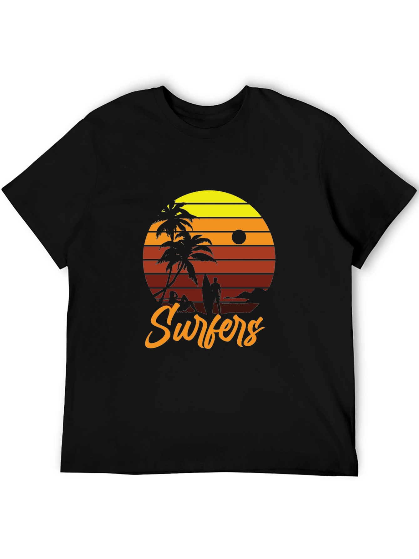 Retro Surfers Sunset T-Shirt