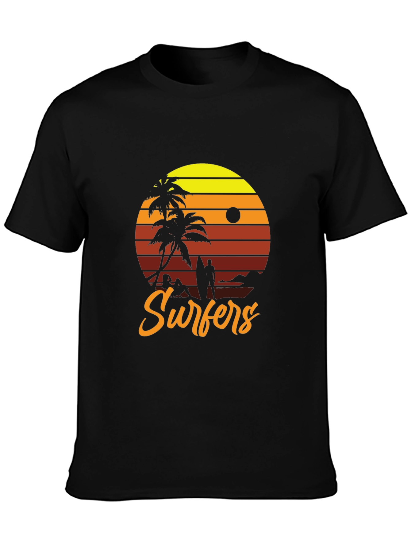 Retro Surfers Sunset T-Shirt