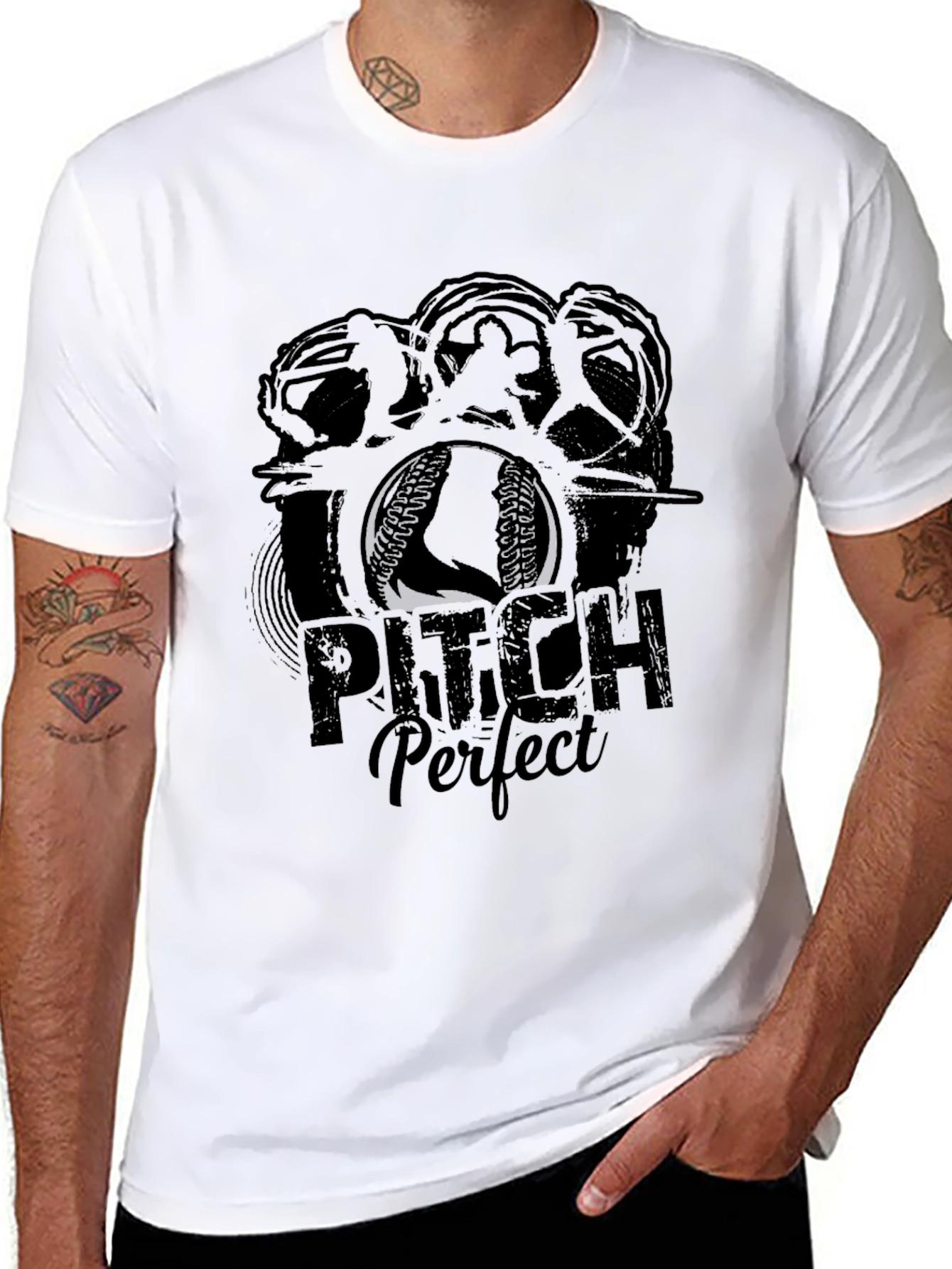 Pitch Perfect Baseball T-Shirt