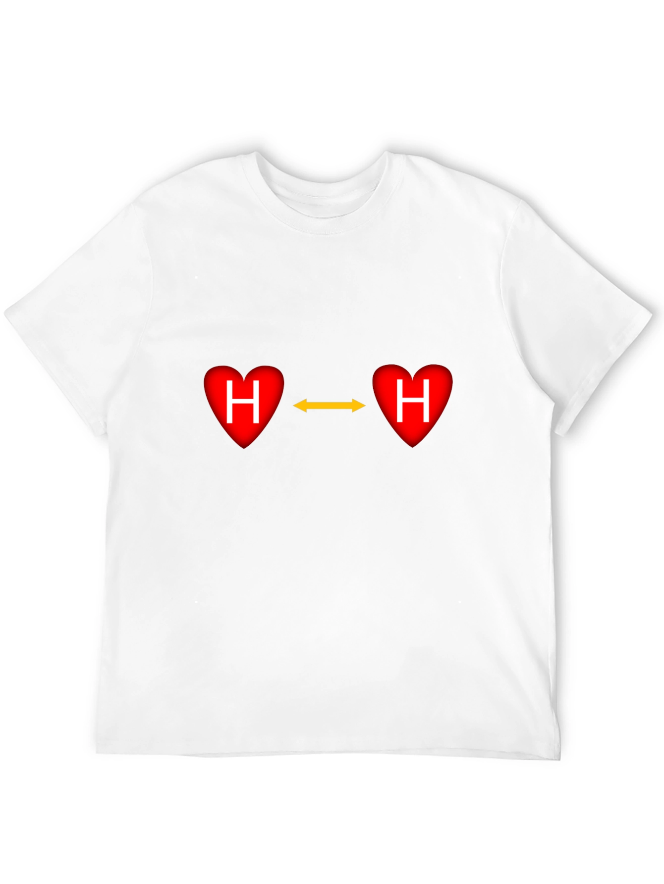 Hydrogen Bond Heart T-Shirt - Love Connection