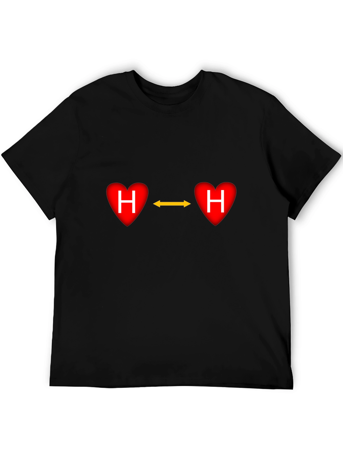 Hydrogen Bond Heart T-Shirt - Love Connection