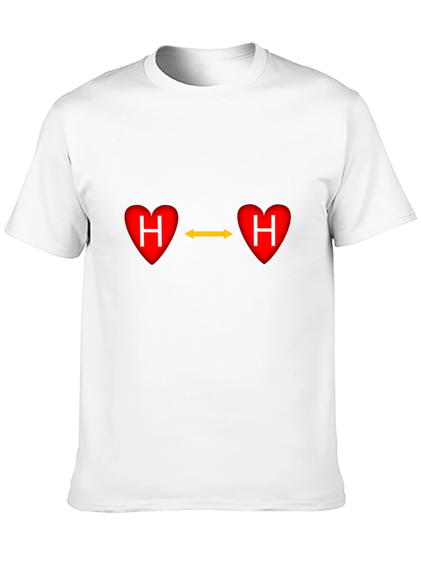 Hydrogen Bond Heart T-Shirt - Love Connection