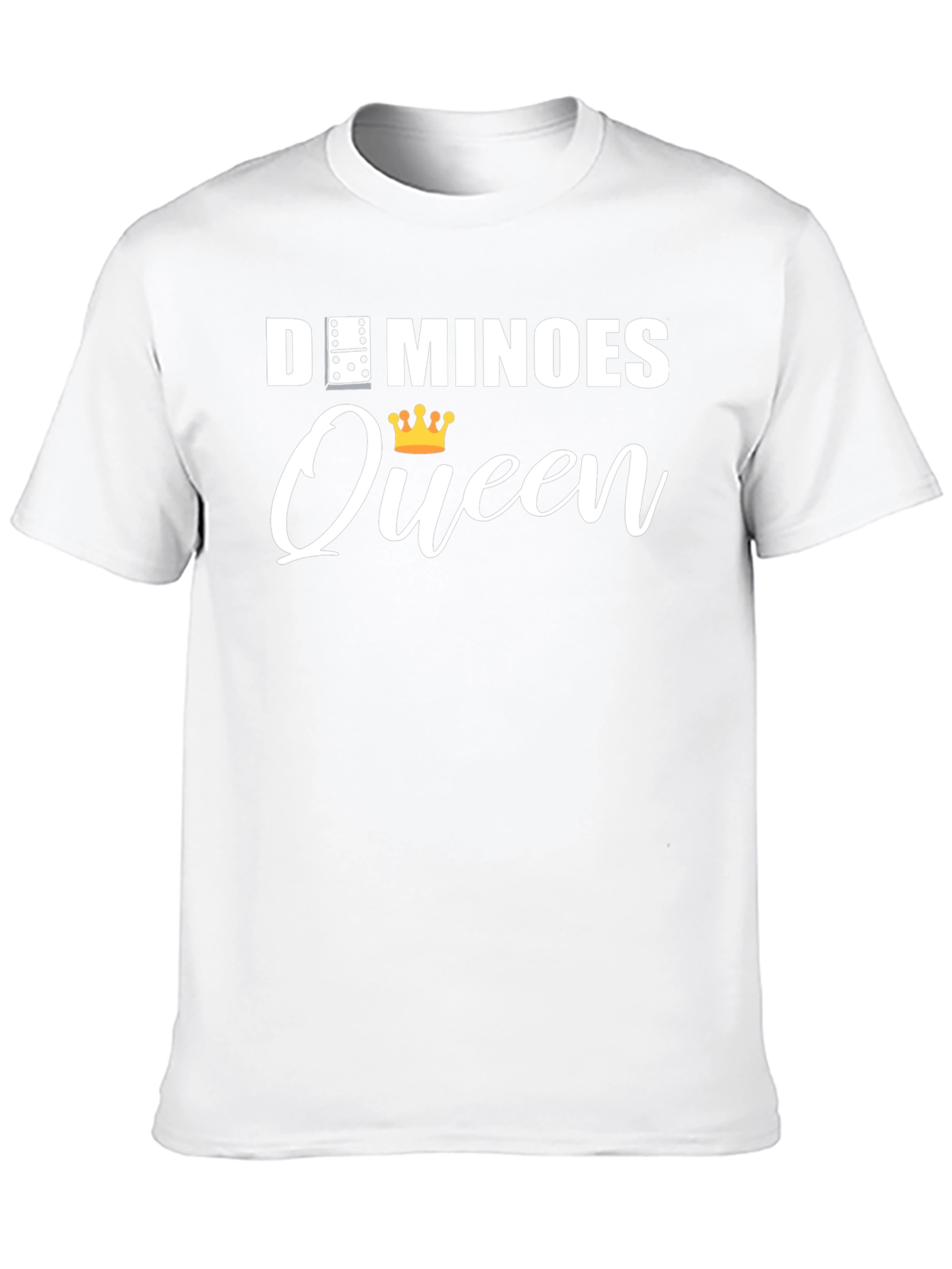 Dominoes Queen Black T-Shirt