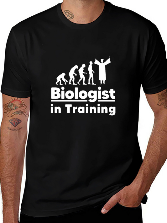 Biologist in Training Black T-Shirt