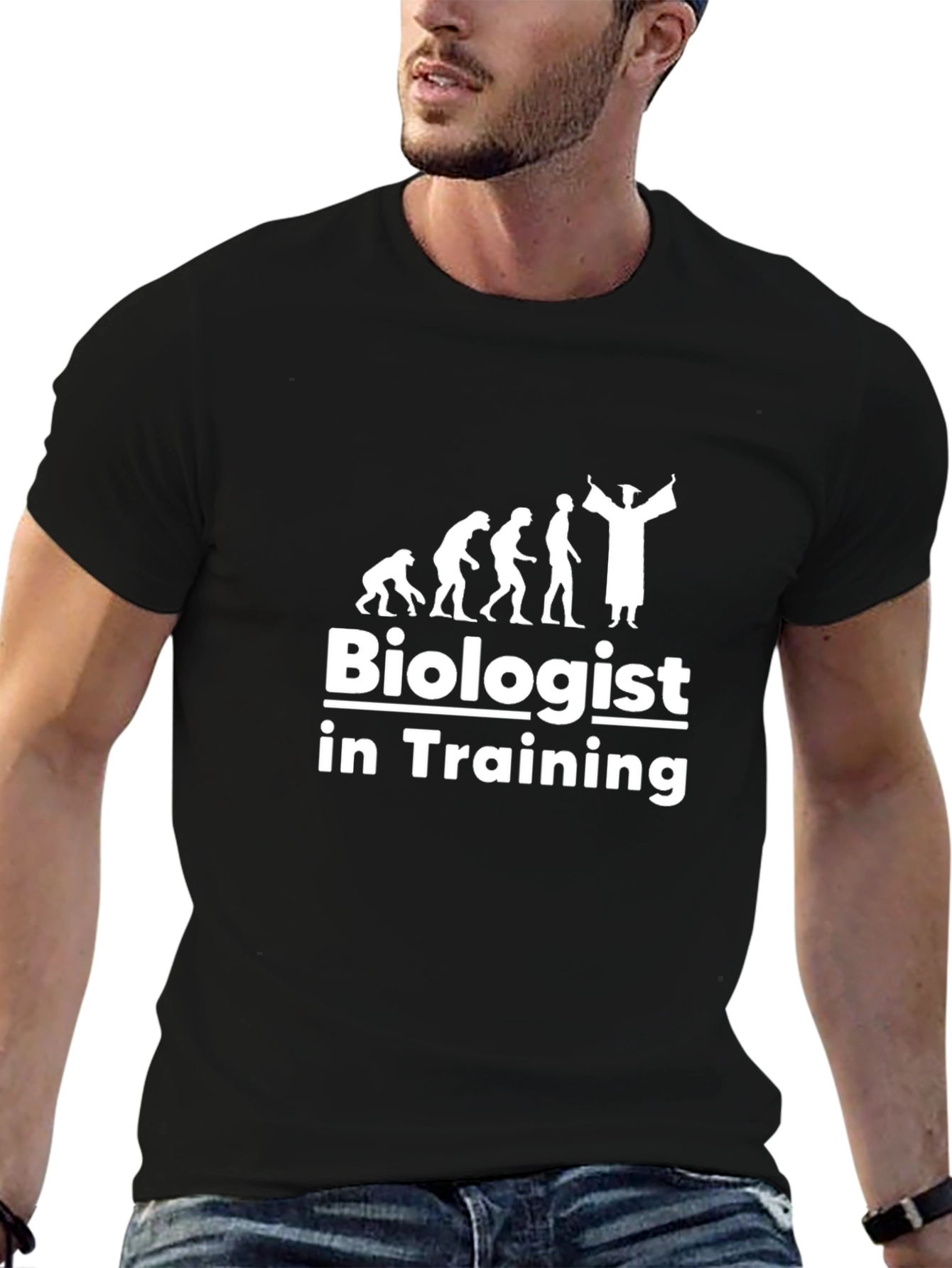 Biologist in Training Black T-Shirt
