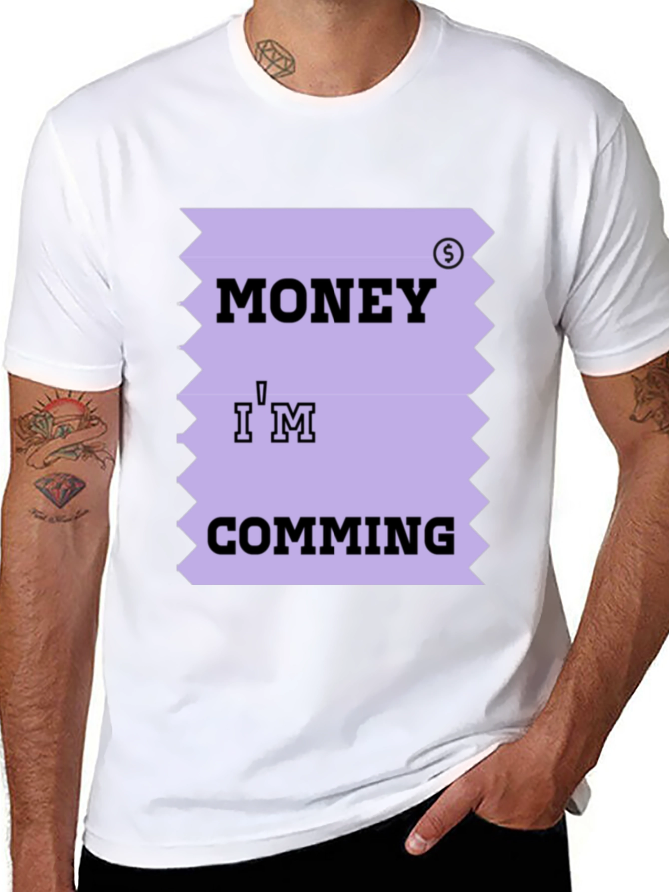 Money Im Coming T-Shirt Funny Printed Tee
