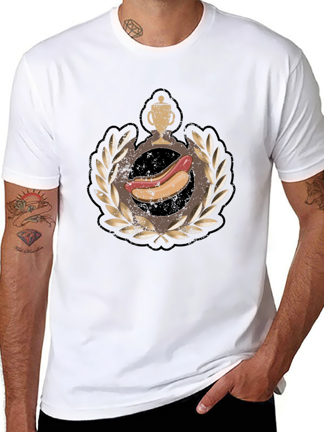 Hot Dog Champion Graphic Tee