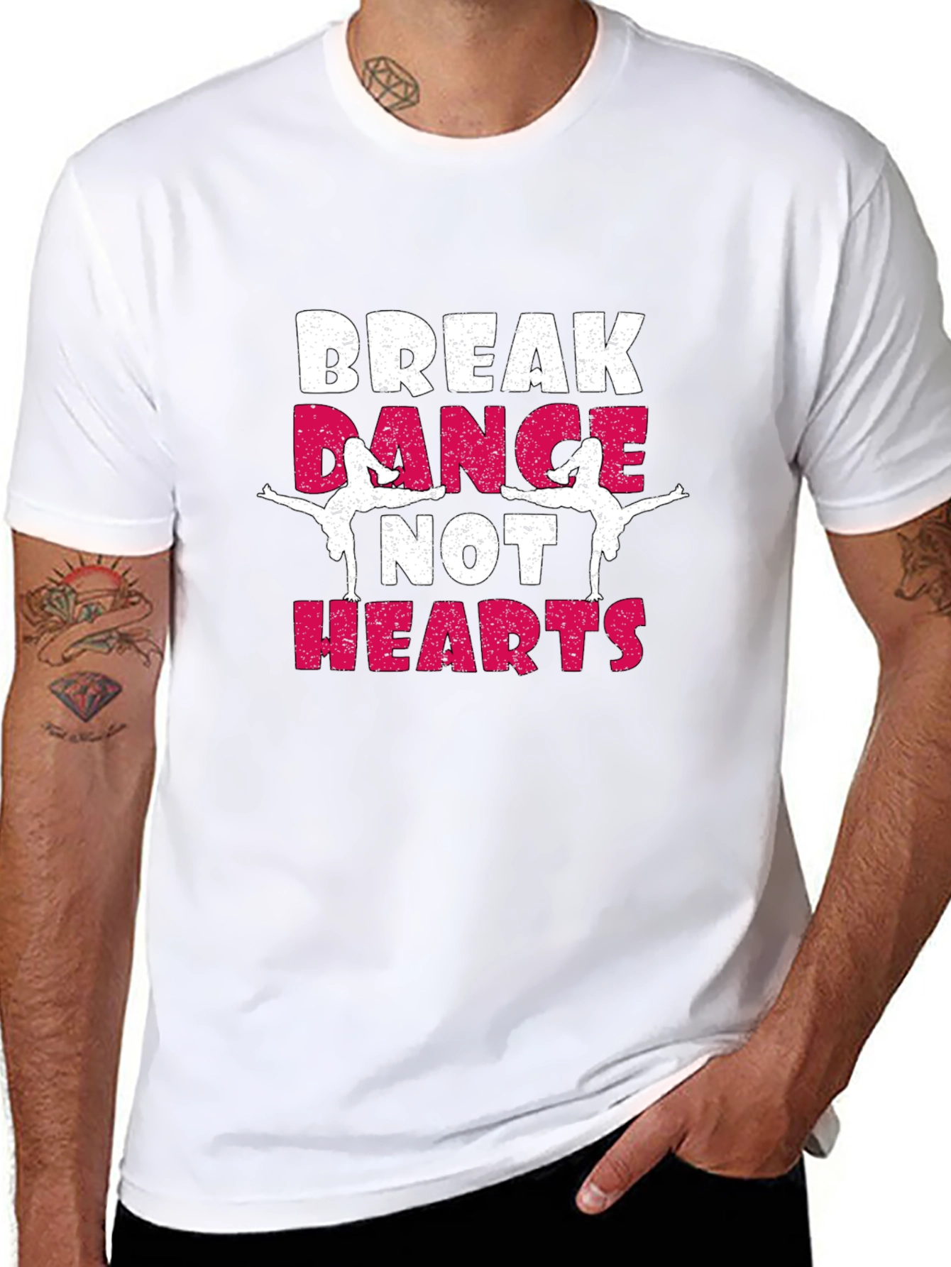Break Dance Not Hearts T-Shirt