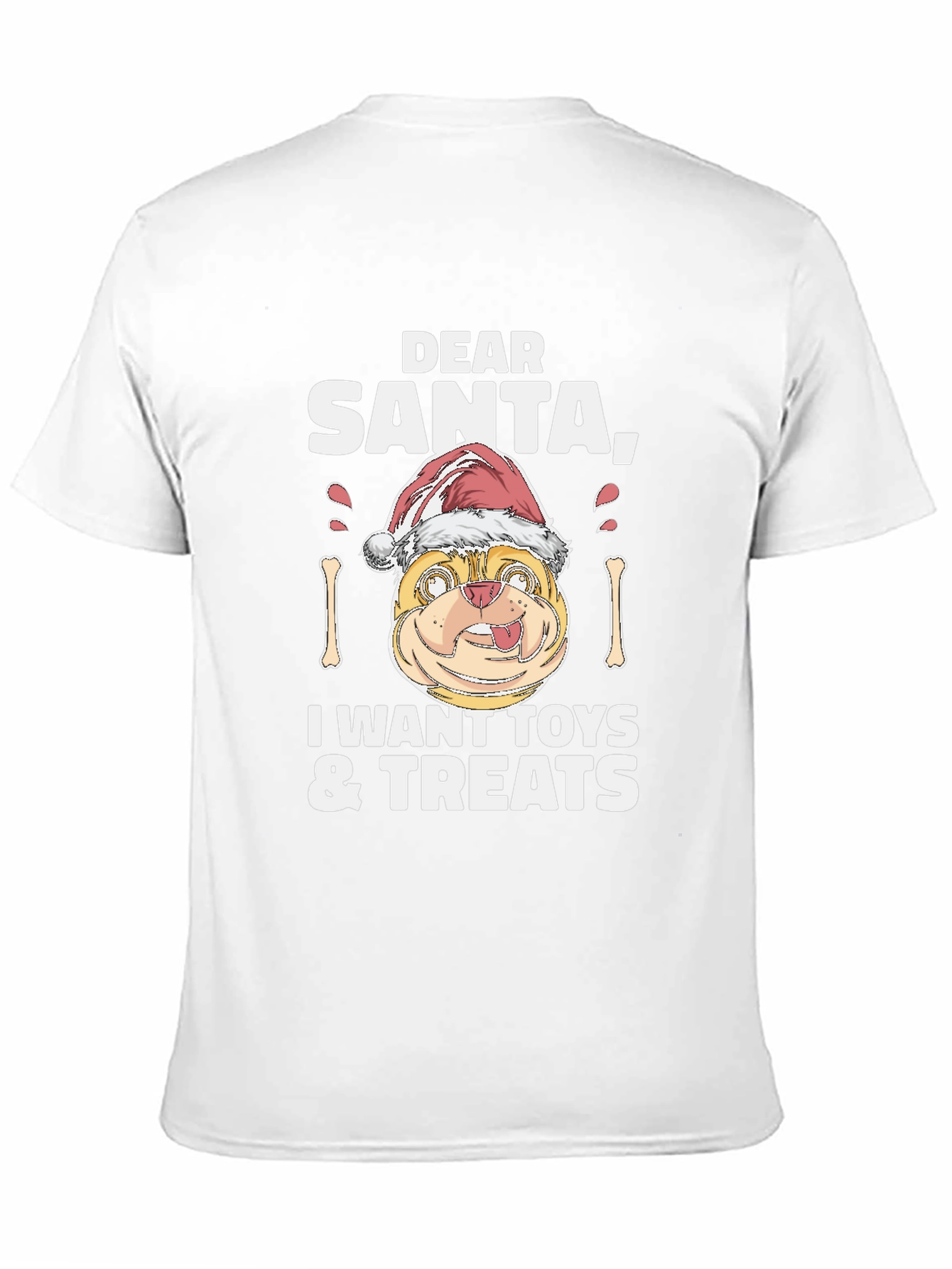 Dear Santa Pug T-Shirt