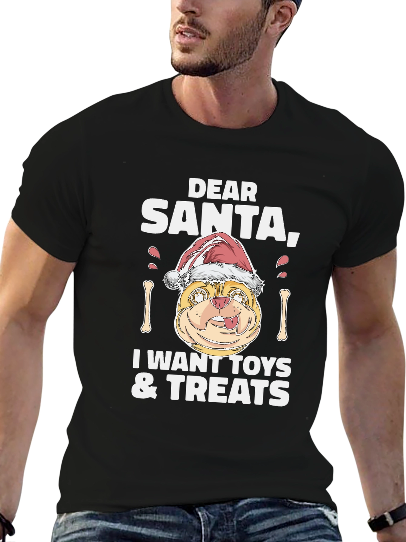Dear Santa Pug T-Shirt