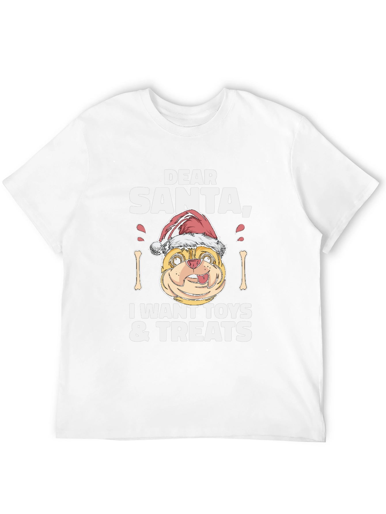 Dear Santa Pug T-Shirt