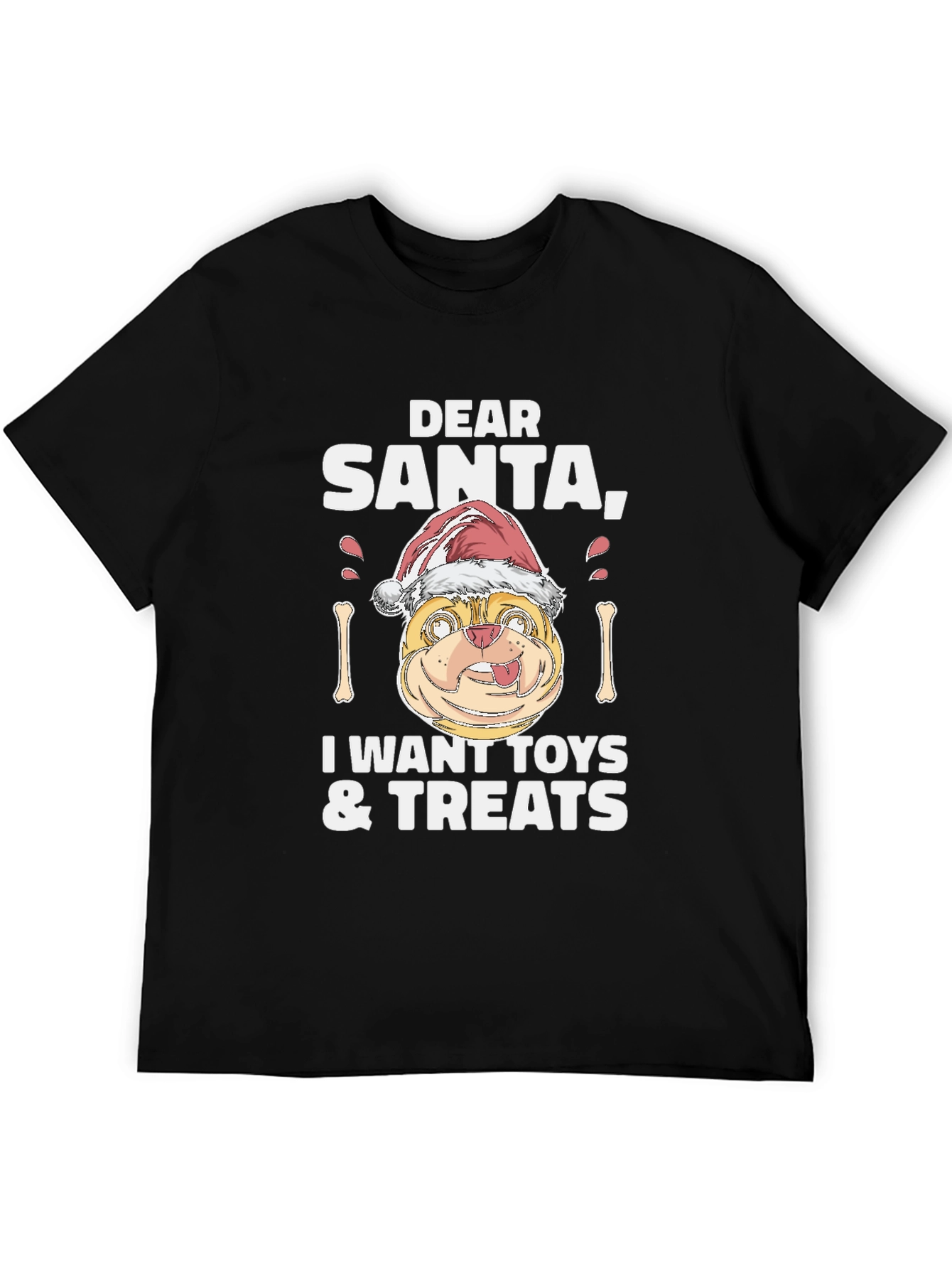 Dear Santa Pug T-Shirt