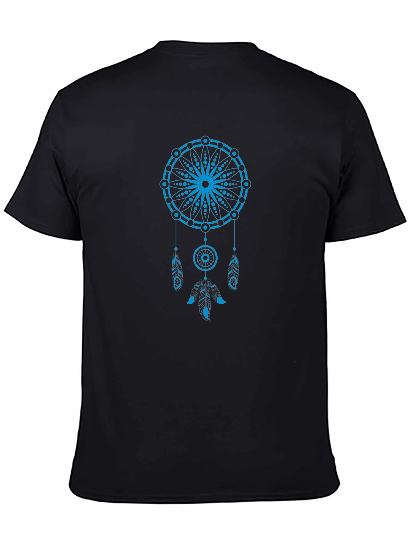 Dreamcatcher Graphic Tee - Soft Black Cotton Blend