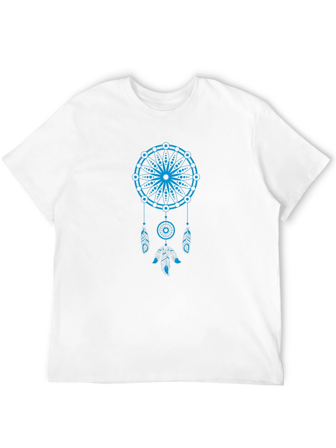 Dreamcatcher Graphic Tee - Soft Black Cotton Blend