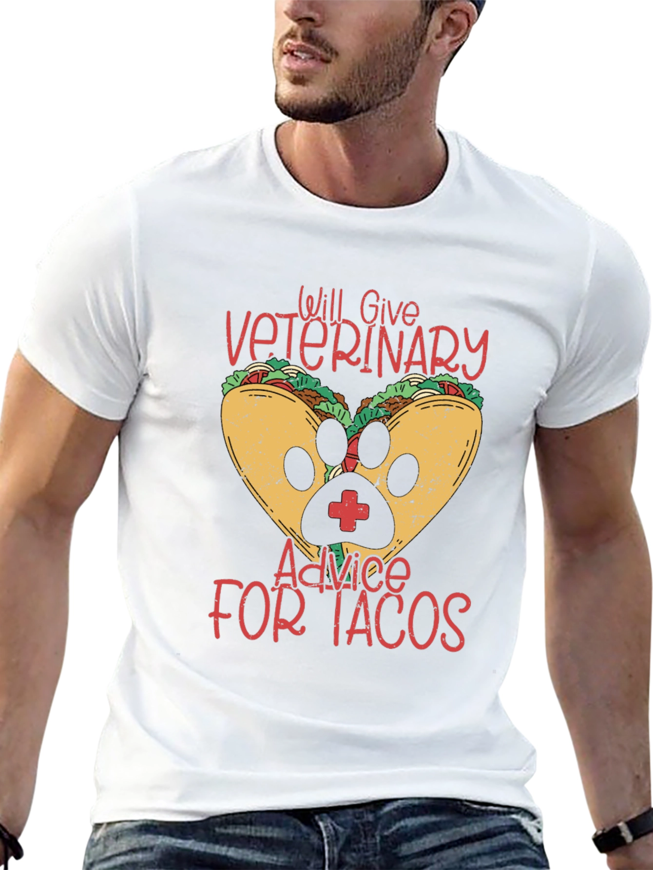 Veterinary Advice for Tacos Funny T-Shirt
