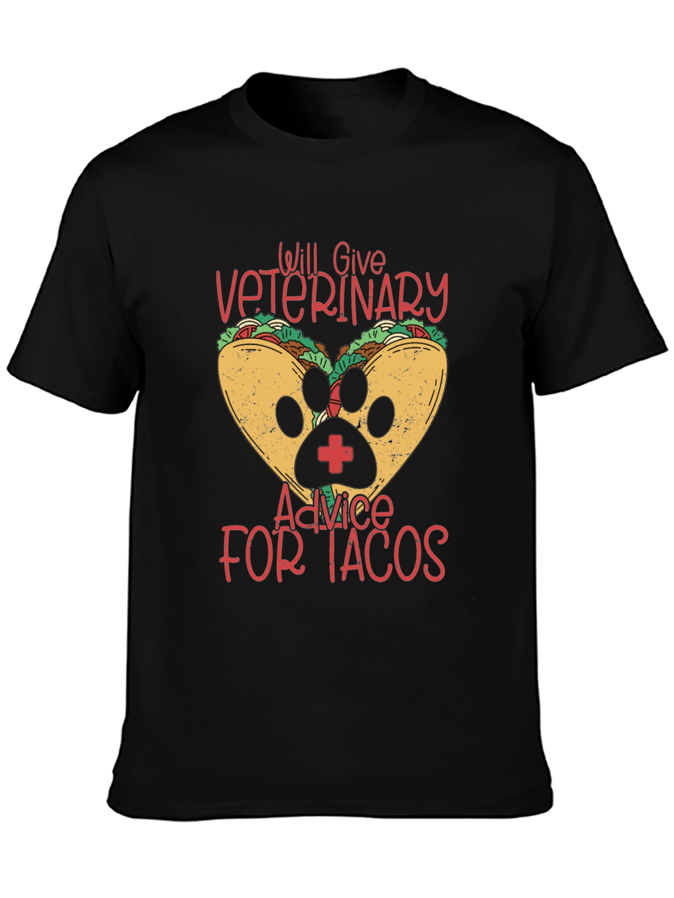 Veterinary Advice for Tacos Funny T-Shirt