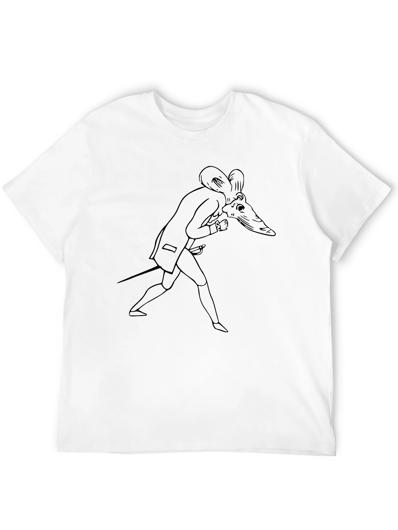 Mouse Duelist Graphic Tee - Black