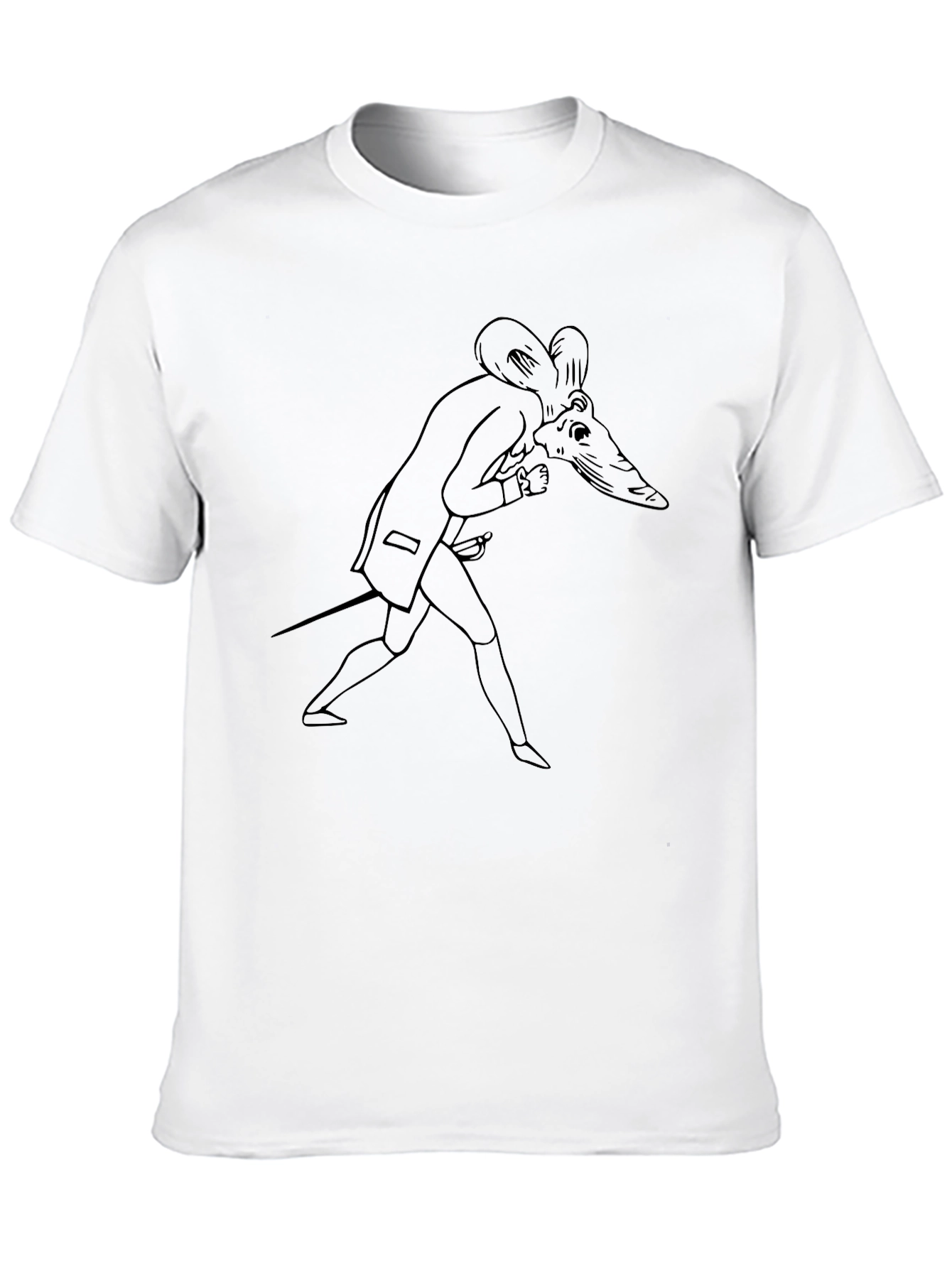 Mouse Duelist Graphic Tee - Black