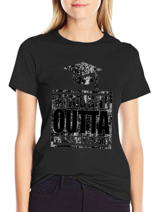 Straight Outta Graduate School Graduation T-Shirt