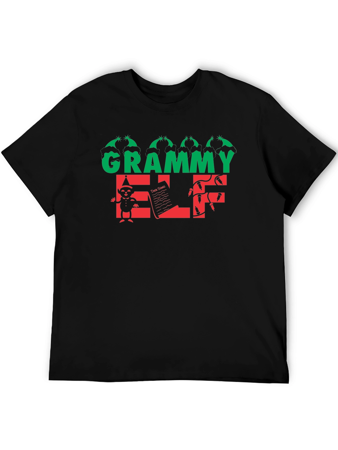 Grammy Elf Christmas Holiday T-Shirt