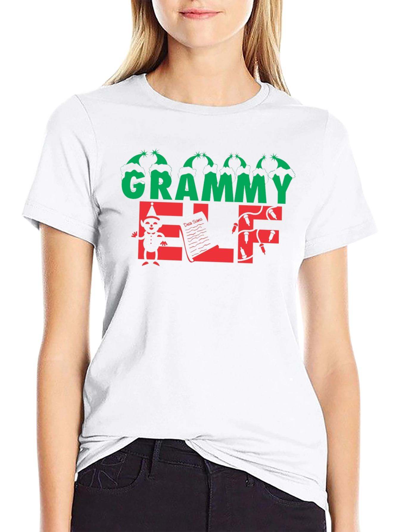 Grammy Elf Christmas Holiday T-Shirt