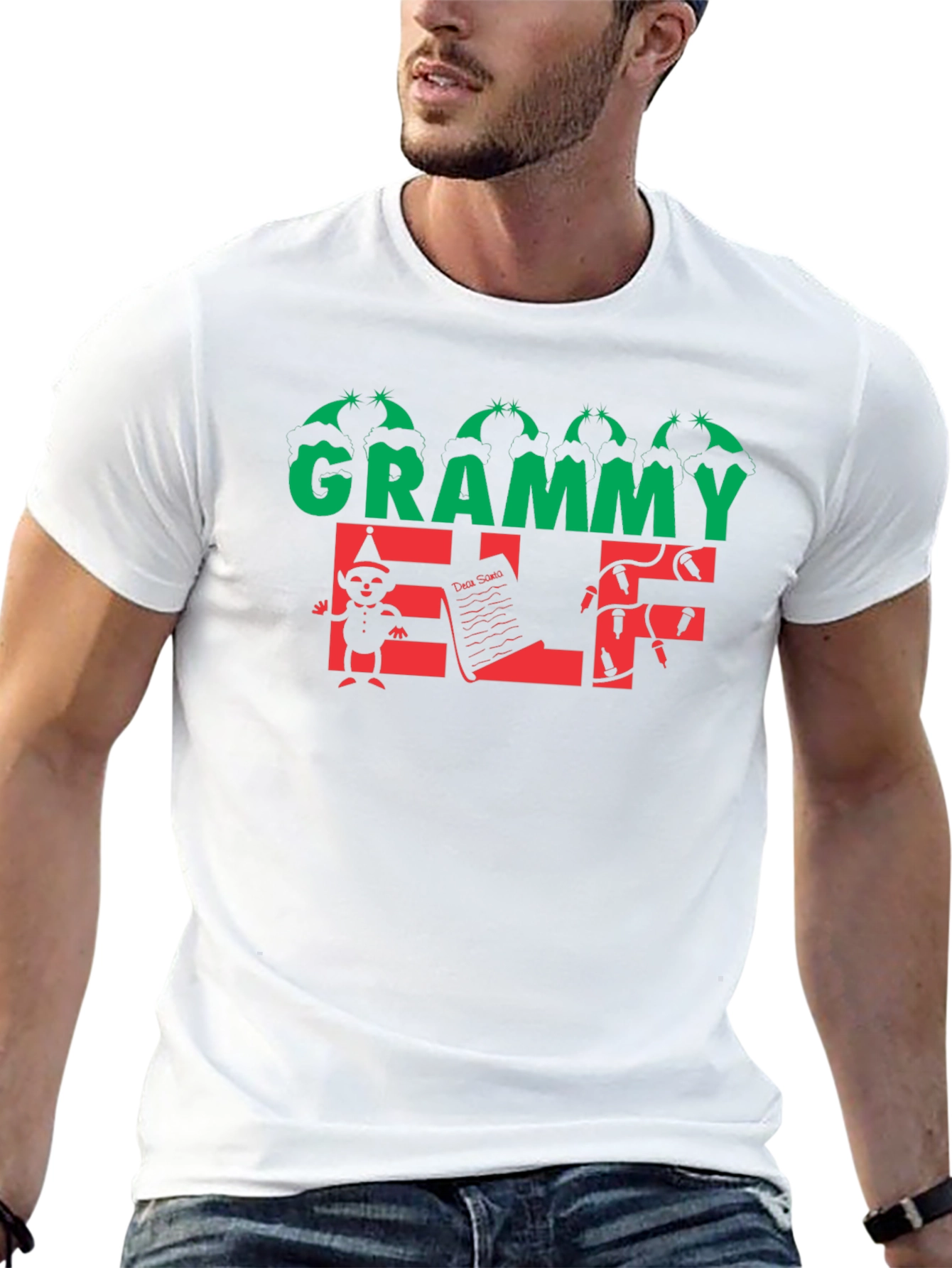 Grammy Elf Christmas Holiday T-Shirt