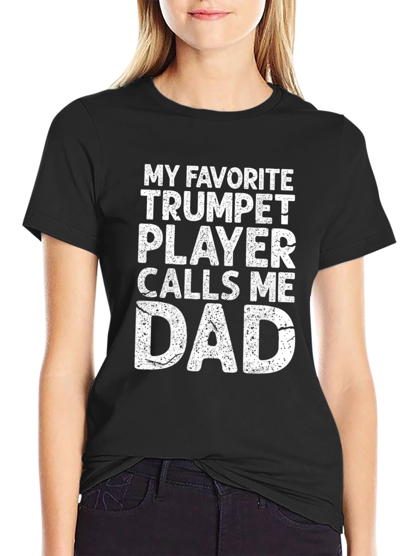 Trumpet Player Dad T-Shirt - Musician Fathers Day Gift