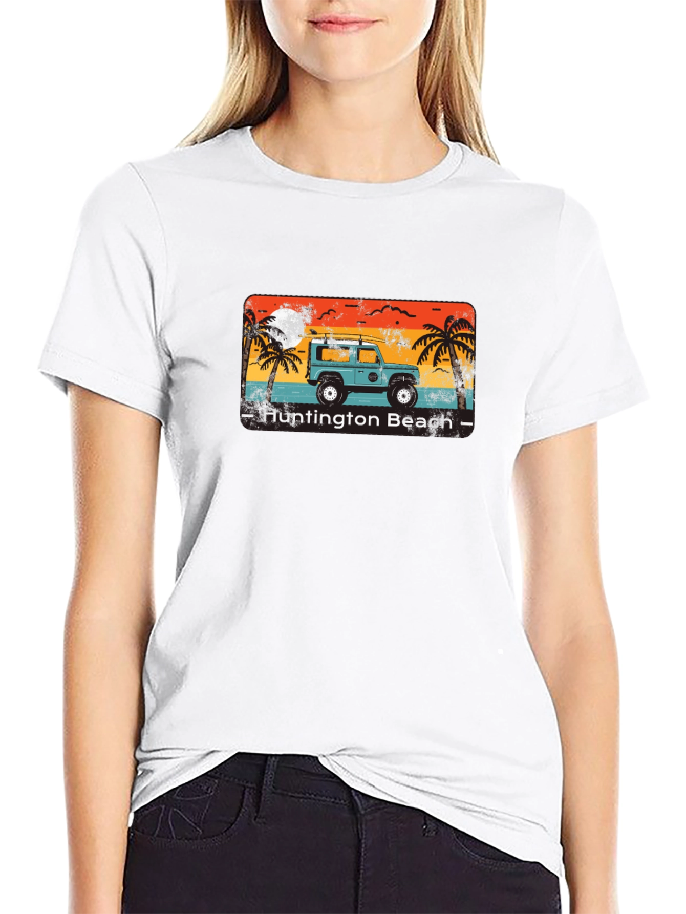 Huntington Beach Retro T-Shirt