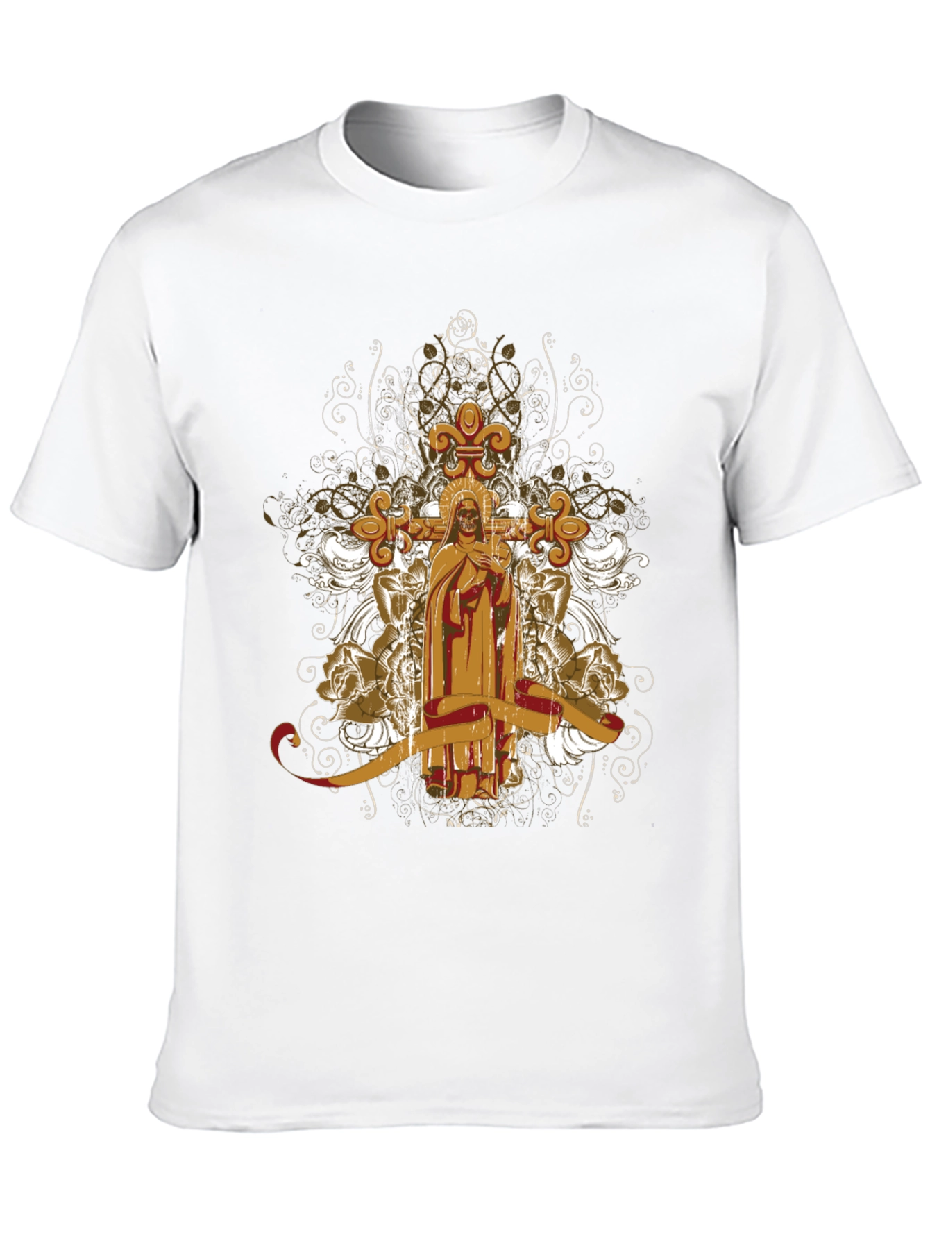 Gothic Skull & Cross T-Shirt