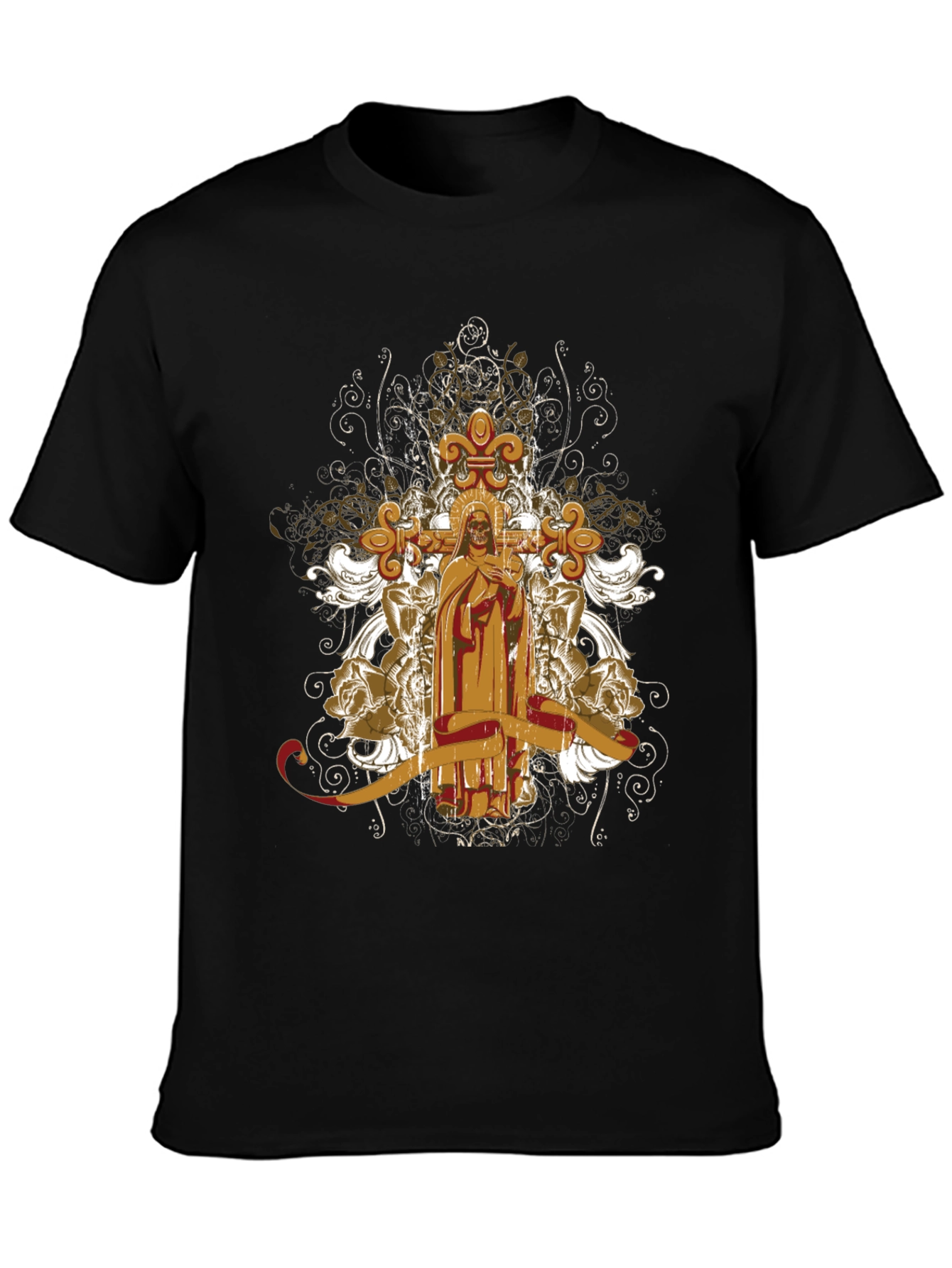 Gothic Skull & Cross T-Shirt