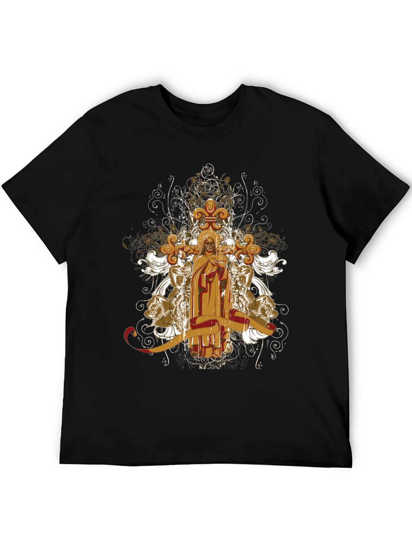 Gothic Skull & Cross T-Shirt
